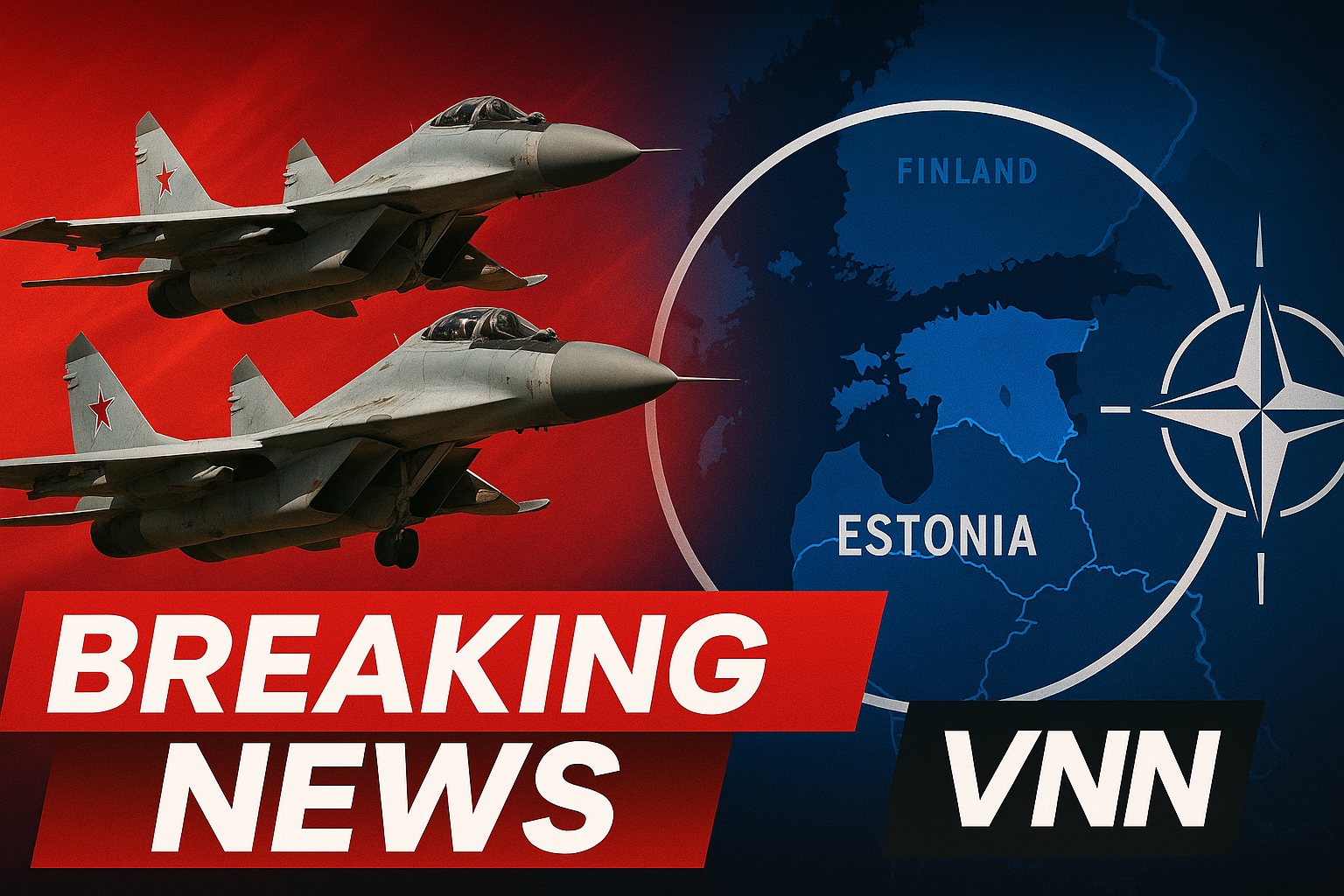 Russian Jets Breach Estonian Airspace: NATO’s Resolve Tested in Latest Moscow Provocation