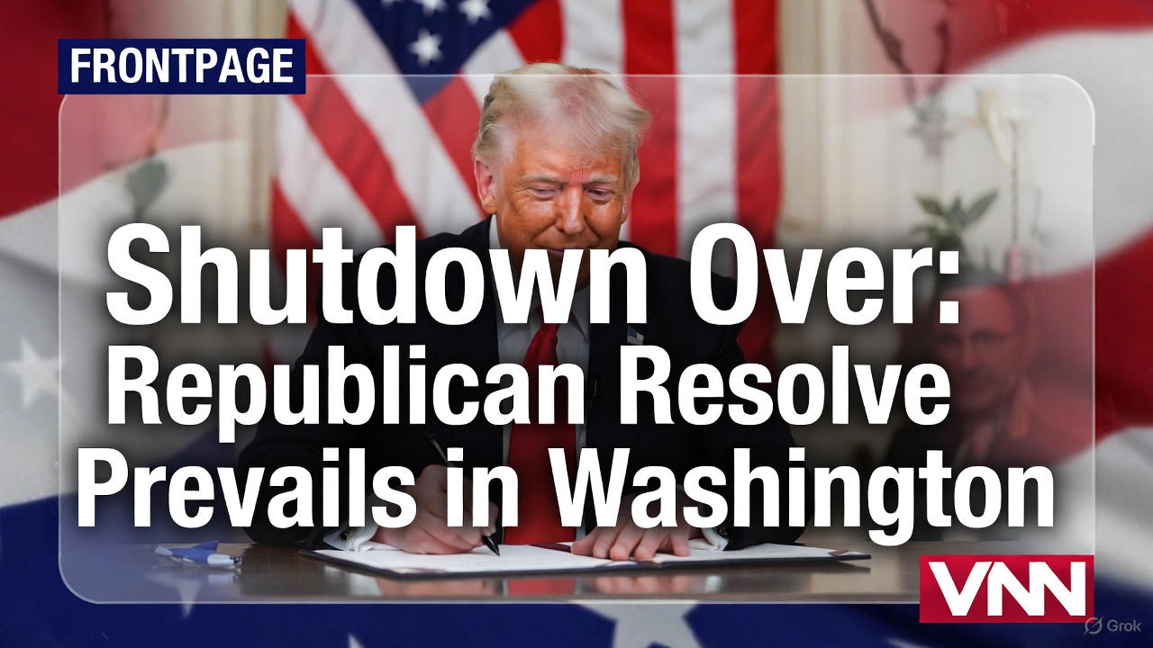 Trump and Republicans Reopen Government